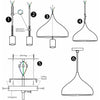 Emmy Jane Boutique Modern Pendant Lighting Fixture - Industrial Hanging Ceiling Lighting Solution - Green
