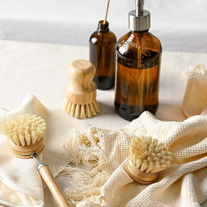 Emmy Jane Boutique Natural Dish Brushes for Washing Up - Eco-Friendly Kitchen Scrubber Brush Set