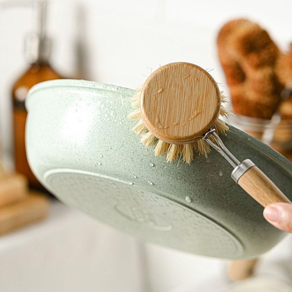 Emmy Jane Boutique Natural Dish Brushes for Washing Up - Eco-Friendly Kitchen Scrubber Brush Set