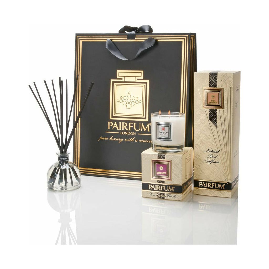 Emmy Jane Boutique Pairfum London - Large Organic Reed Diffuser - 18 Natural Varieties