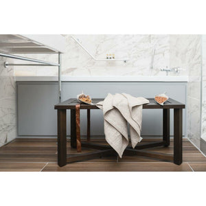 Emmy Jane Boutique GIBIE - Natural Antibacterial Family Bath Towel Set for Sensitive Skin - Burnt Grey
