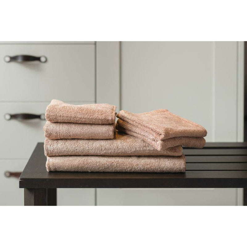 Emmy Jane Boutique GIBIE - Natural Antibacterial Family Bath Towel Set for Sensitive Skin - Hazel Brown