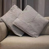 Emmy Jane BoutiqueKarpasa London - Sustainable Organic Cotton Cushion Cover - Large Grey