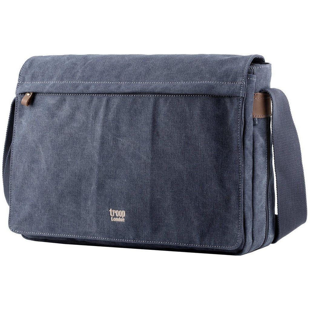 Emmy Jane Boutique Troop London - Classic Canvas Laptop Large Messenger Bag - 18'' Diagonally