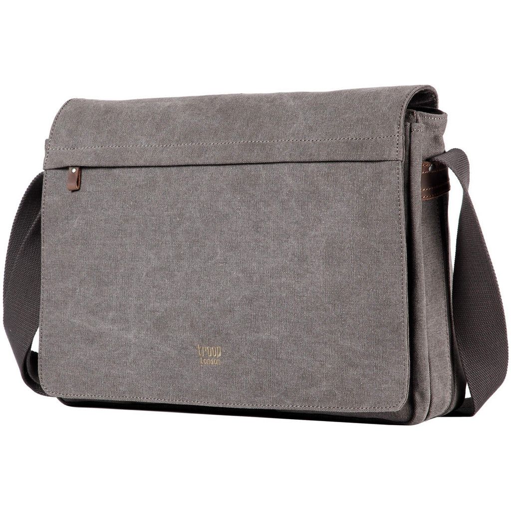 Emmy Jane Boutique Troop London - Classic Canvas Laptop Large Messenger Bag - 18'' Diagonally