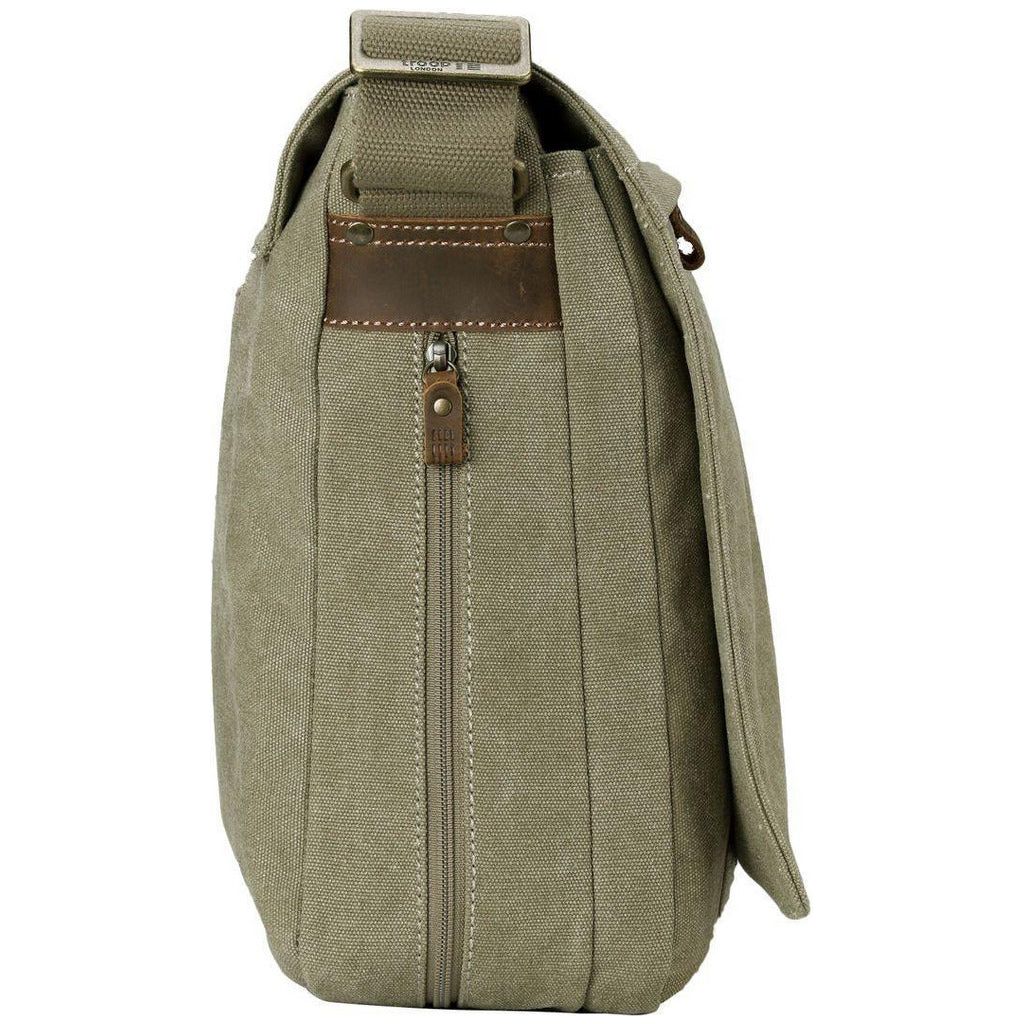 Emmy Jane Boutique Troop London - Classic Canvas Laptop Large Messenger Bag - 18'' Diagonally