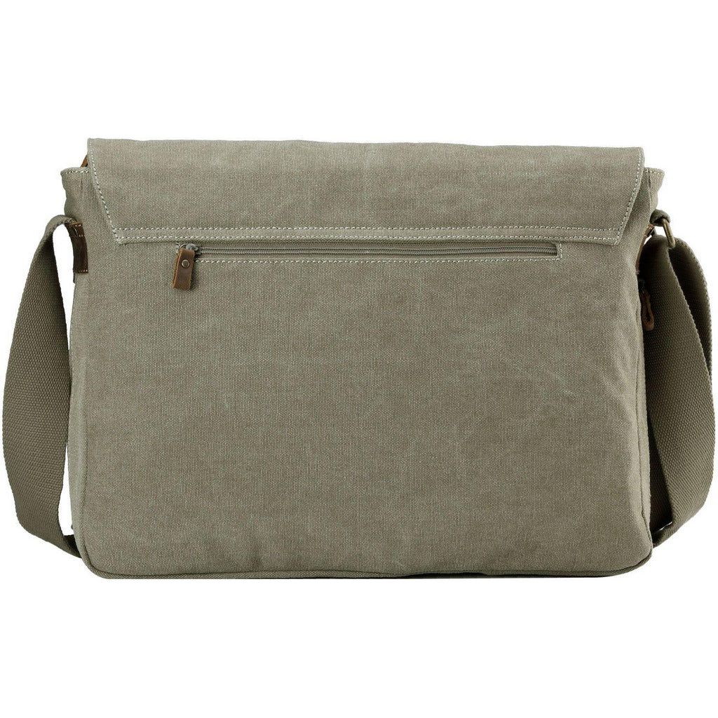 Emmy Jane Boutique Troop London - Classic Canvas Laptop Large Messenger Bag - 18'' Diagonally