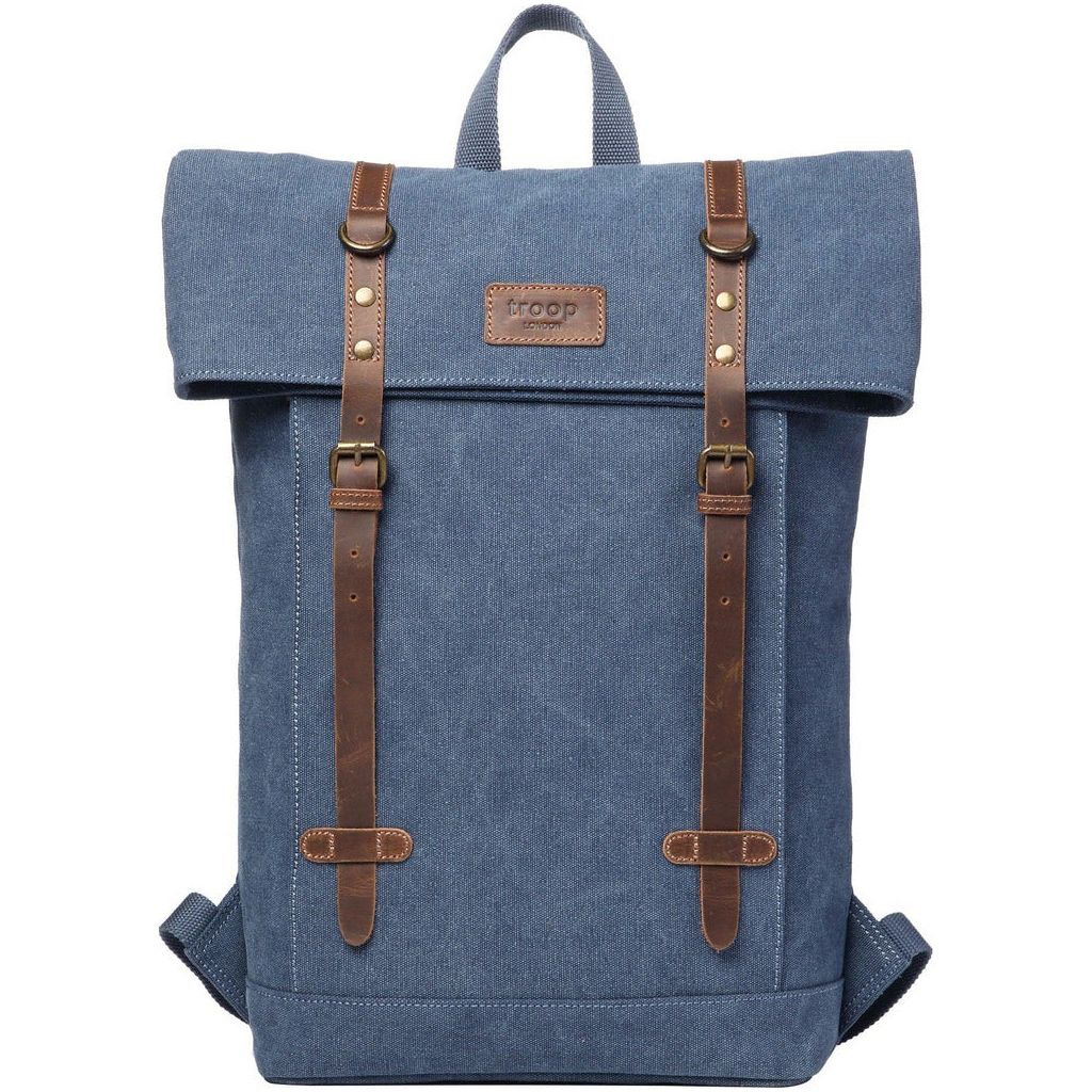 Emmy Jane Boutique Troop London - Heritage Canvas 15" Laptop Backpack, Smart Casual Daypack