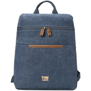 Emmy Jane Boutique Troop London - Classic Small Canvas Backpack - Black Blue or Brown