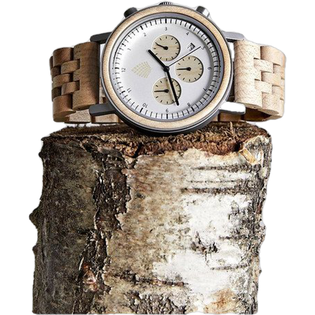Emmy Jane BoutiqueThe Sustainable Watch Company - The White Cedar - Wood Watch