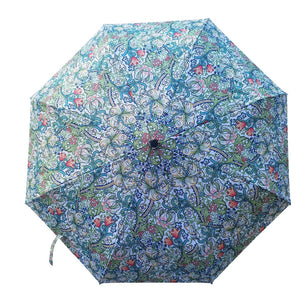 Emmy Jane - Fine Art Umbrellas - William Morris Golden Lily - Art Folding Umbrella.