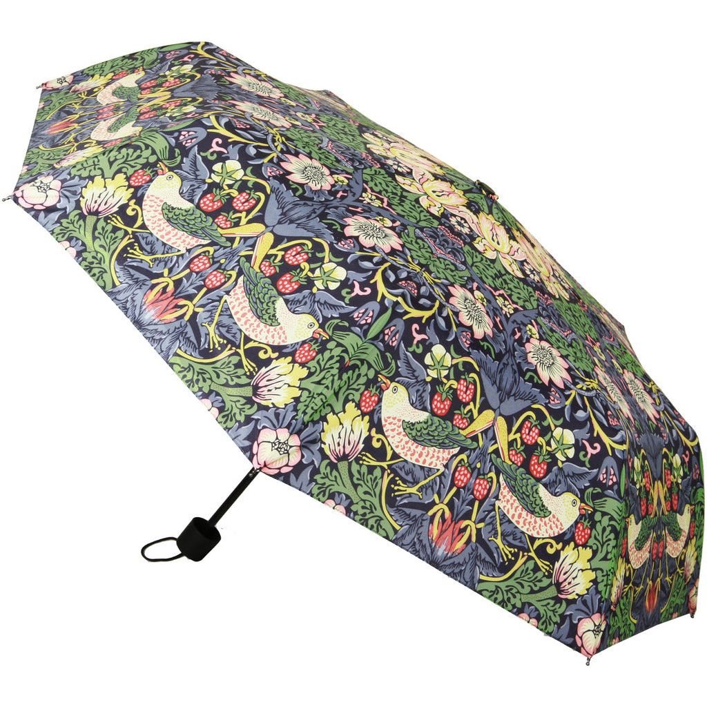 Emmy Jane Boutique William Morris Strawberry Thief Blue - Art Folding Umbrella