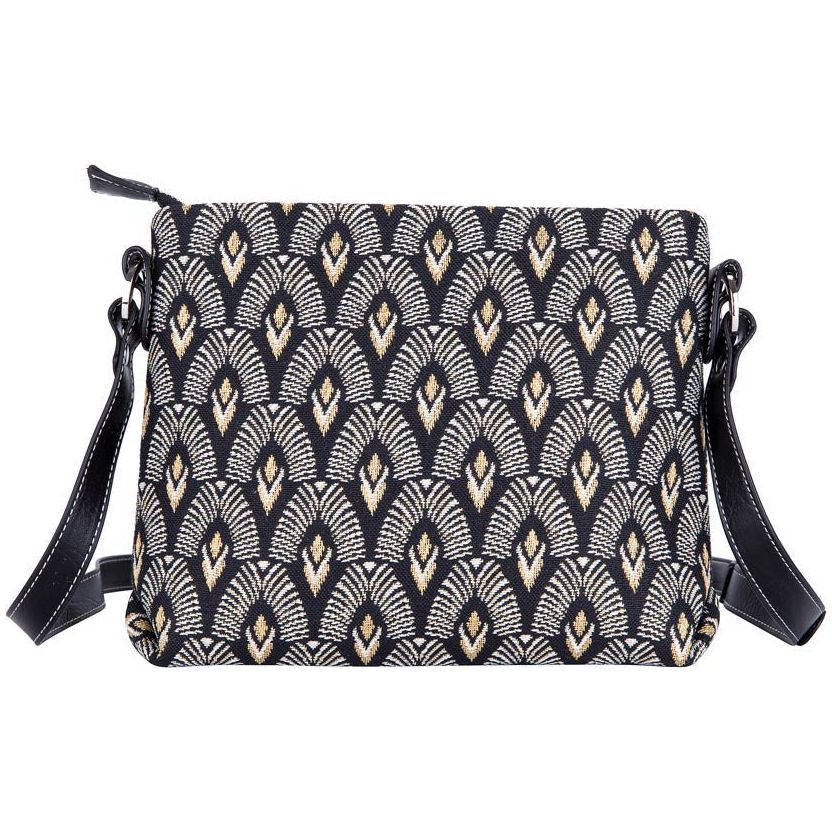 Emmy Jane Boutique Cross Body Bag - Luxor - Art Deco Style Shoulder Bag -Tapestry Handbag