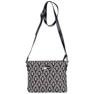 Emmy Jane Boutique Cross Body Bag - Luxor - Art Deco Style Shoulder Bag -Tapestry Handbag