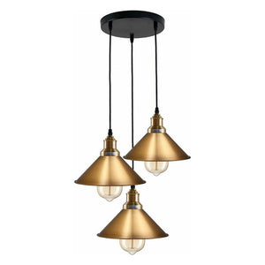 Emmy Jane Boutique Pendant Light Fixture - 3 Head Ceiling Light - Cluster Ceiling Hanging Lamp