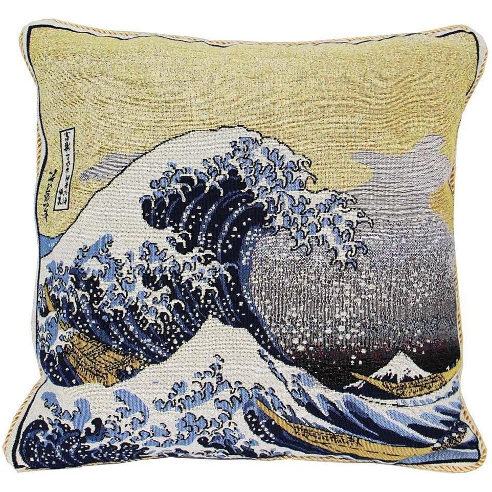 Emmy Jane Boutique Cushion Covers - Great Wave off Kanagawa - Art Cushion Cover - 45 x45cm