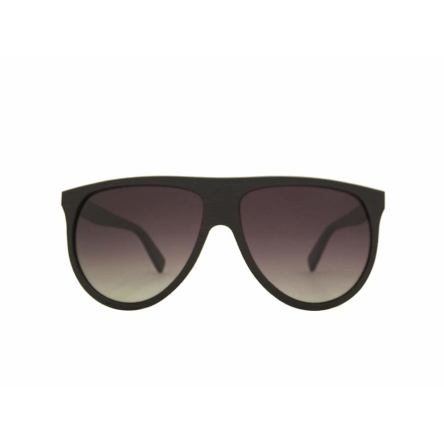 Ebony Wood Sophia Aviator Sunglasses-0