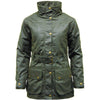 Emmy Jane Boutique Game Cantrell - Womens Premium Padded Antique Waxed Jacket- Ladies Wax Coat