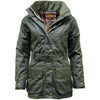 Emmy Jane Boutique Game Cantrell - Womens Premium Padded Antique Waxed Jacket- Ladies Wax Coat