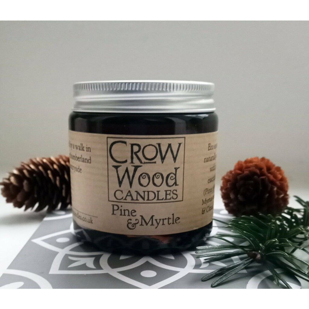 Emmy Jane Boutique Crow Wood Candles - Handmade Essentail Oil Soy Candles - Vegan Friendly