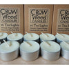 Emmy Jane Boutique Crow Wood Candles - Handmade Unscented Soy Wax Tealights - Vegan Friendly