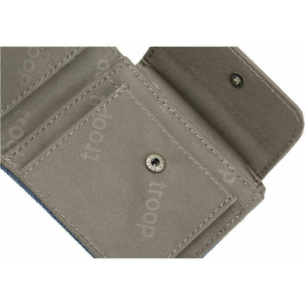 Emmy Jane Boutique Troop London - Accessories - Canvas Bi-fold Wallet - Blue Brown or Green