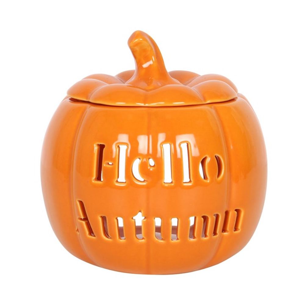 Hello Autumn Pumpkin Oil / Wax Melt Burner Orange