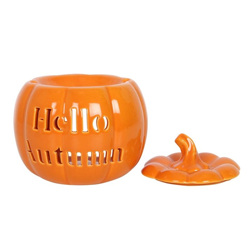 Hello Autumn Pumpkin Oil / Wax Melt Burner Orange