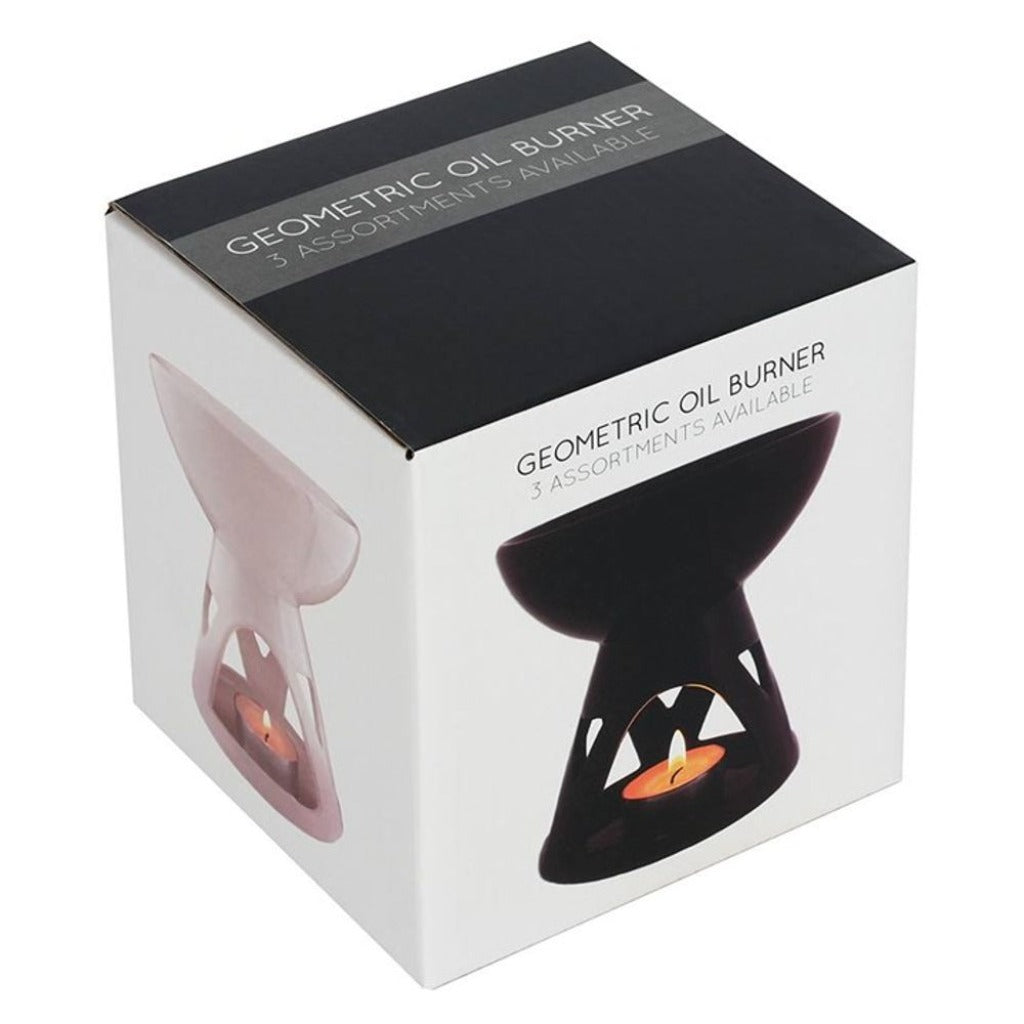 Wax Melt Burner - Black Deep Bowl Ceramic Oil Burner - Home Fragrance Diffuser