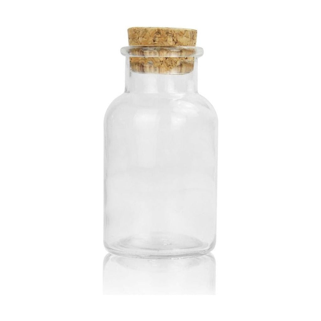 Emmy Jane Boutique Spice Jars Set with Cork Lid - Set of 12 - Maison & White Natural Homeware