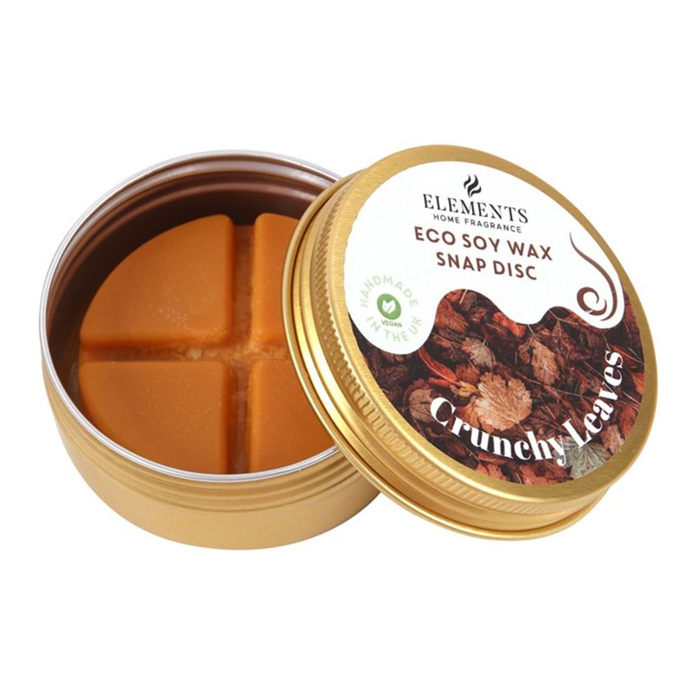 Crunchy Leaves Soy Wax Snap Disc