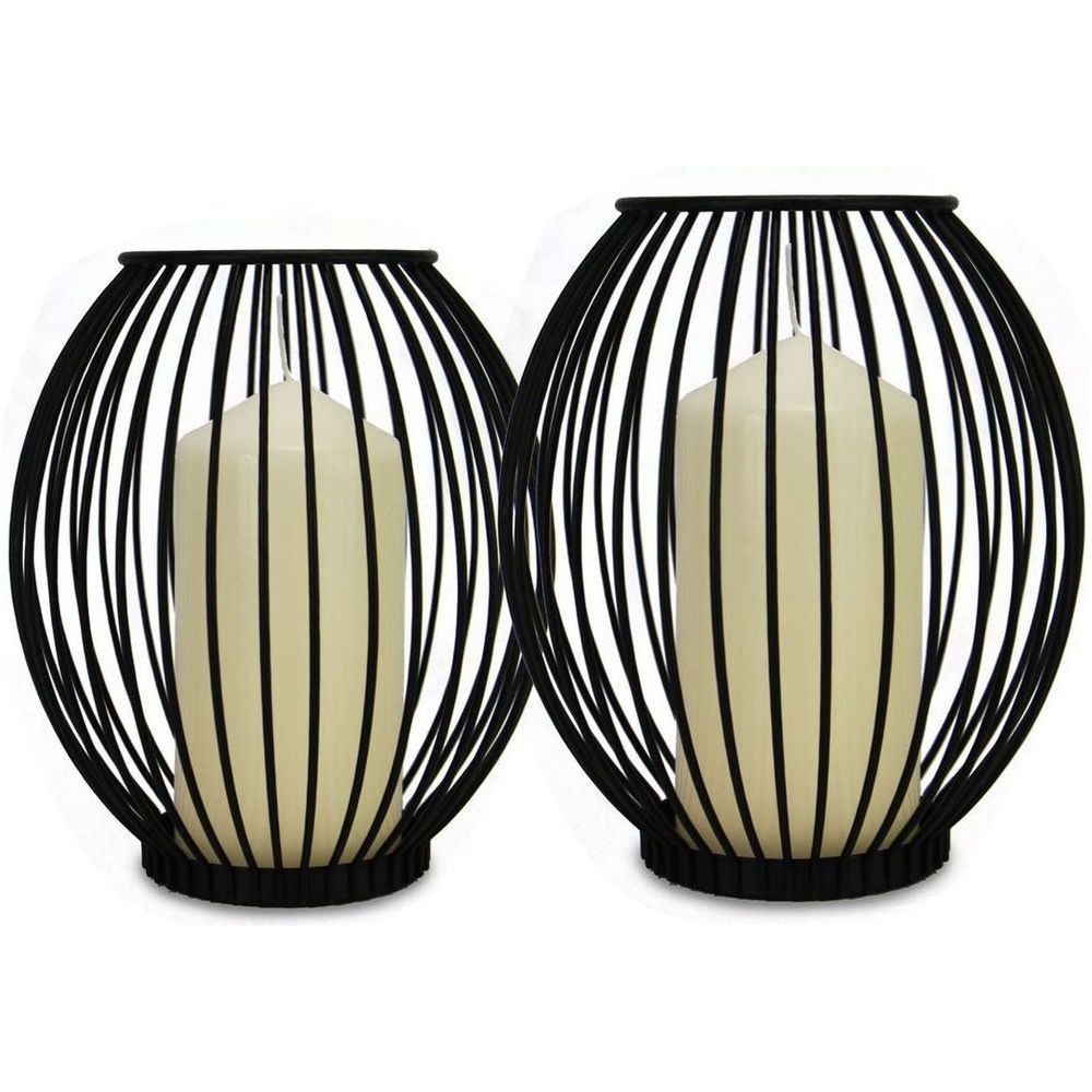 Emmy Jane Boutique Cage Candle Holders - Set of 2 | M&W