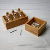 Emmy Jane Boutique Wooden Storage Boxes - Bamboo Drawer Organiser - 5 Piece - Maison & White