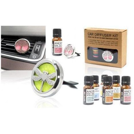 Emmy Jane Boutique Aromatherapy Blends for Car Diffusers - Natural Essential Oil Blends for Travel