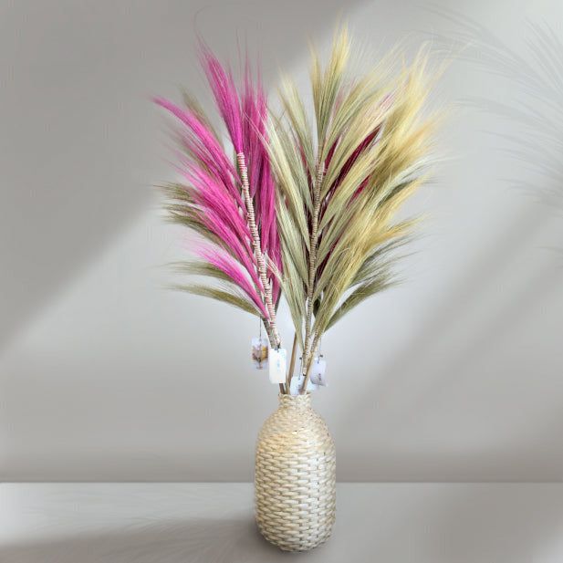 Emmy Jane Boutique Rayung Pampas Natural Dried Grass Decor - Pack Of 3 - 2 Sizes 6 Colours