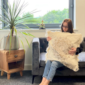 Emmy Jane BoutiqueEco-Friendly Cotton Cushion Covers - Mandala Design
